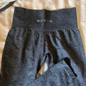 dark heather grey NVGTN fitness leggings. never worn